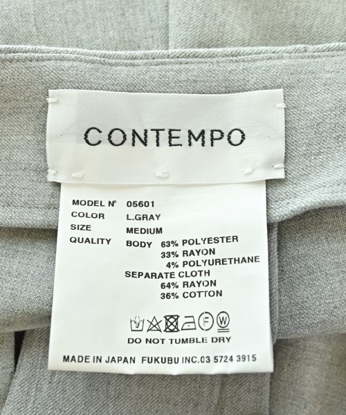 CONTEMPO（コンテンポ）その他 グレー サイズ:M レディース/2200715205044