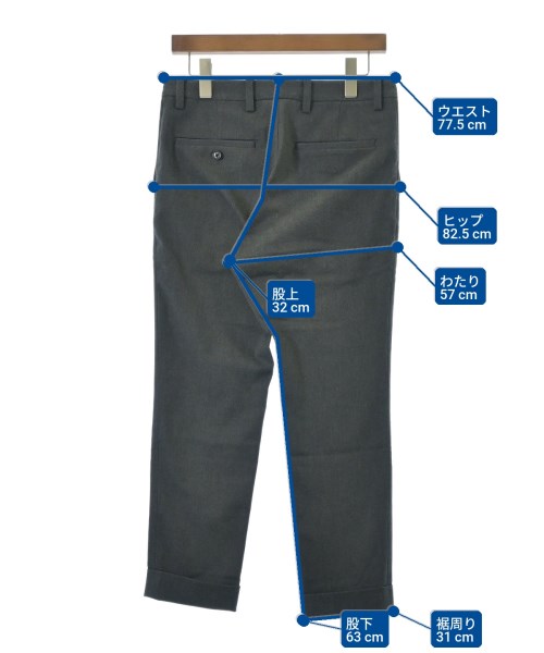 CONTEMPO（コンテンポ）スラックス グレー サイズ:S メンズ/2200639539065