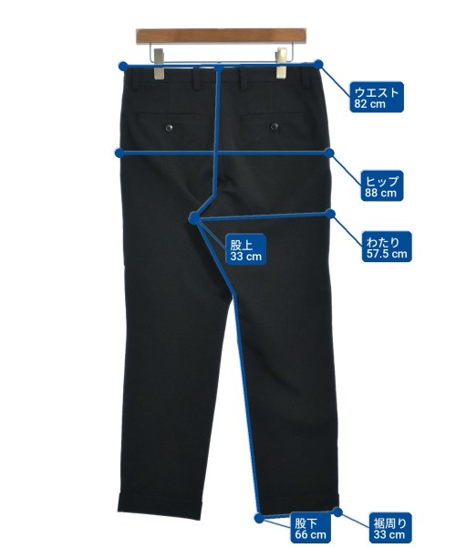 CONTEMPO（コンテンポ）クロップドパンツ 黒 サイズ:M メンズ/2200704729087