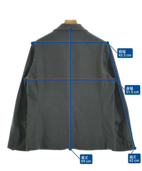 CONTEMPO（コンテンポ）テーラードジャケット グレー サイズ:L メンズ/2200660162010