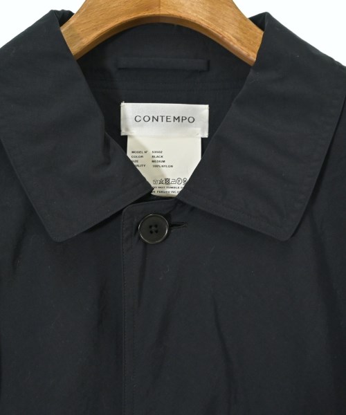 CONTEMPO（コンテンポ）ステンカラーコート 黒 サイズ:M メンズ/2200666148018