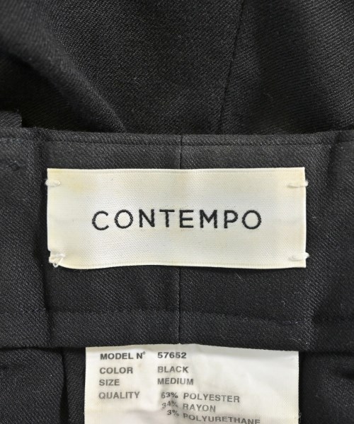CONTEMPO（コンテンポ）スラックス 黒 サイズ:M メンズ/2200670451043