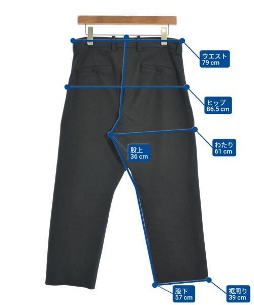 CONTEMPO（コンテンポ）スラックス 黒 サイズ:M メンズ/2200670451043