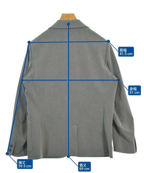 CONTEMPO（コンテンポ）カジュアルジャケット グレー サイズ:S メンズ/2200667387218