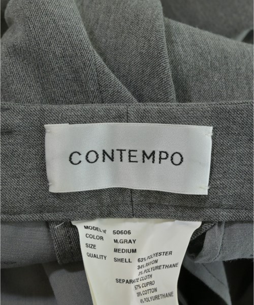 CONTEMPO（コンテンポ）スラックス グレー サイズ:M メンズ/2200667387225