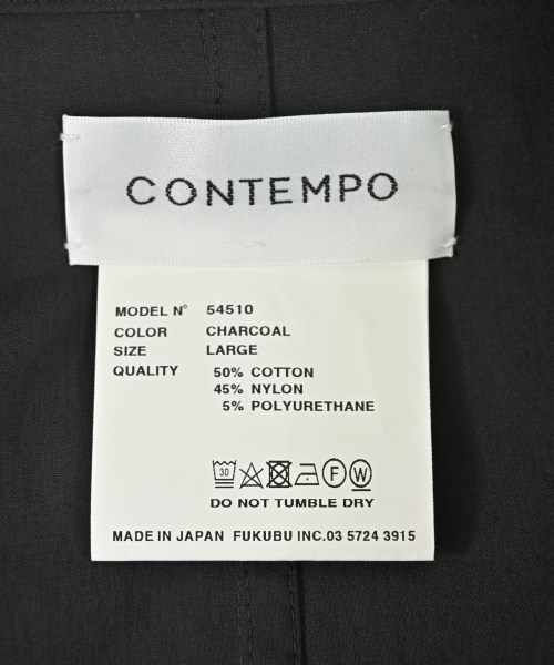 CONTEMPO（コンテンポ）カジュアルジャケット グレー サイズ:L メンズ/2200681197077