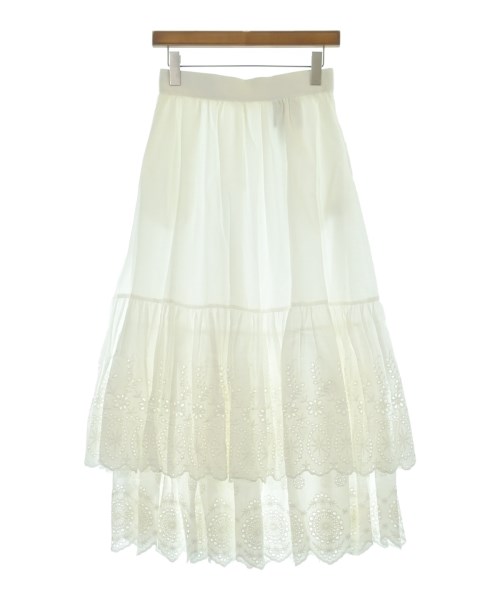 SINME(シンメ)ロング・マキシ丈スカート 白 サイズ:M/2200644745208