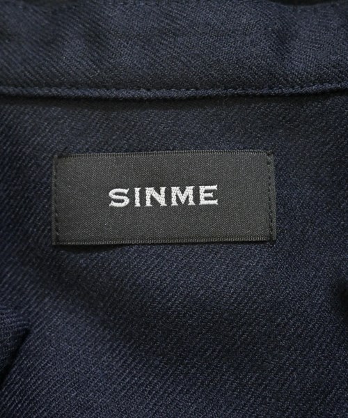 SINME（シンメ）シャツワンピース 紺 サイズ:F レディース/2200683458053