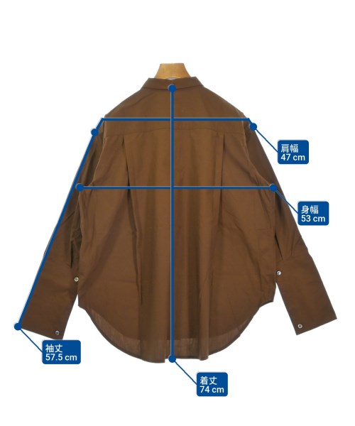 GOOD GRIEF（グッドグリーフ）カジュアルシャツ 茶 サイズ:S レディース/2200622759081