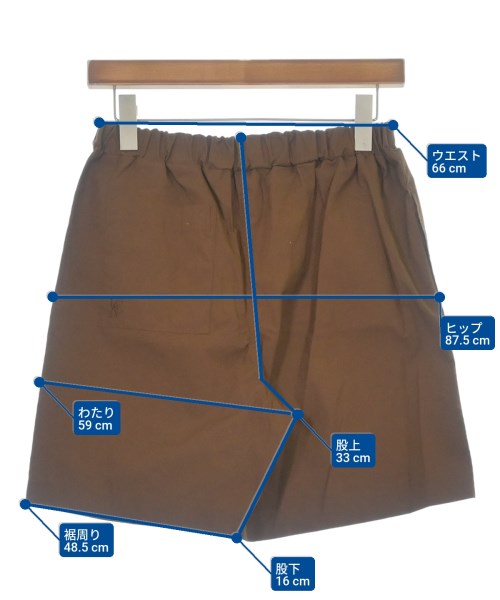 GOOD GRIEF（グッドグリーフ）ショートパンツ 茶 サイズ:S レディース/2200622759098