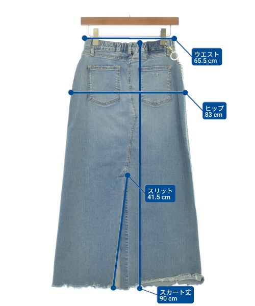 GOOD GRIEF（グッドグリーフ）ロング・マキシ丈スカート 青 サイズ:S レディース/2200627531040