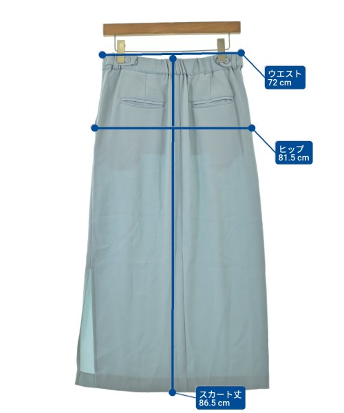 GOOD GRIEF（グッドグリーフ）ひざ丈スカート 青 サイズ:S レディース/2200668328098