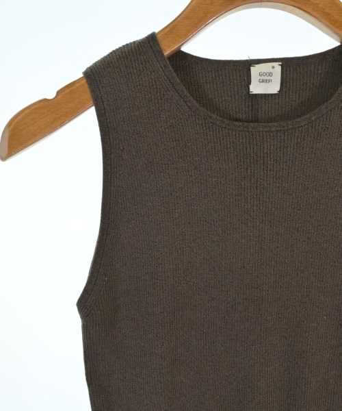 GOOD GRIEF（グッドグリーフ）ベスト/ノースリーブ 茶 サイズ:F レディース/2200663084159