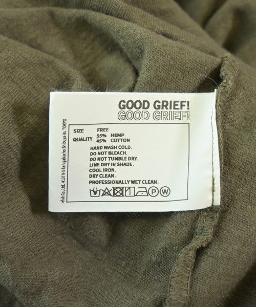 GOOD GRIEF（グッドグリーフ）Tシャツ・カットソー カーキ サイズ:F レディース/2200694394081