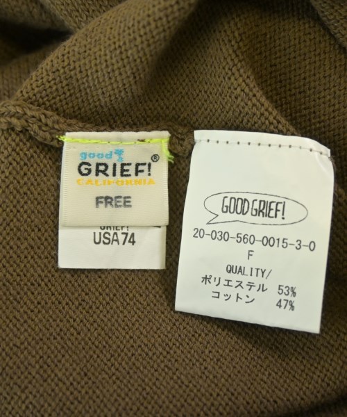 GOOD GRIEF（グッドグリーフ）オールインワン/サロペット 茶 サイズ:F レディース/2200655721086