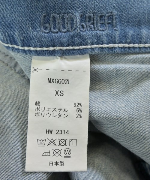 GOOD GRIEF（グッドグリーフ）デニムパンツ 青 サイズ:XS レディース/2200659920058