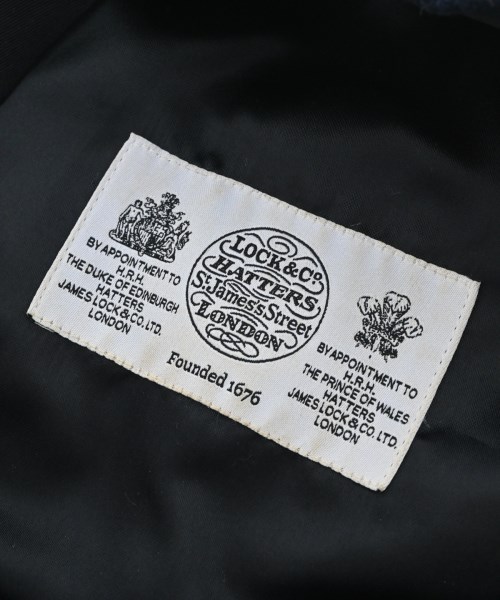 Lock&Co. Hatters（ロックアンドコーハッターズ）ハンチング・ベレー帽 紺 サイズ:59(L位) メンズ/2200721310060
