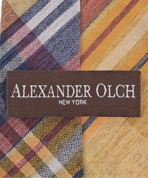 ALEXANDER OLCH（アレキサンダーオルチ）ネクタイ 黄 サイズ:- メンズ/2200694347117