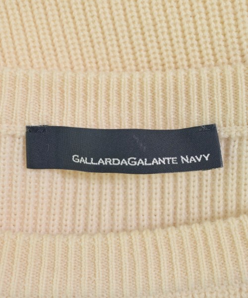 GALLARDAGALANTE NAVY（ガリャルダガランテネイビー）ニット・セーター 白 サイズ:F レディース/2200694852031