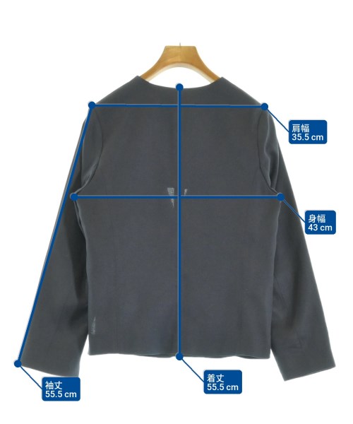 GALLARDAGALANTE NAVY（ガリャルダガランテネイビー）ノーカラージャケット 紺 サイズ:F レディース/2200645051131