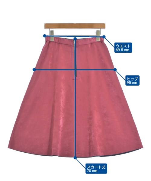 GALLARDAGALANTE NAVY（ガリャルダガランテネイビー）ロング・マキシ丈スカート 赤 サイズ:38(M位) レディース/2200656173082