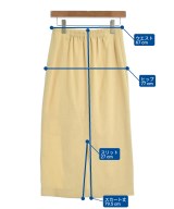 GALLARDAGALANTE NAVY（ガリャルダガランテネイビー）ロング・マキシ丈スカート 黄 サイズ:1(S位) レディース/2200643022034
