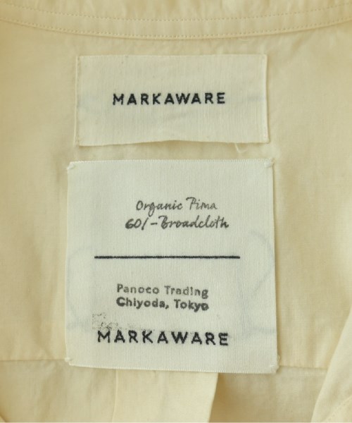 MARKAWARE（マーカウェア）カジュアルシャツ ベージュ サイズ:1(S位) メンズ/2200467204104