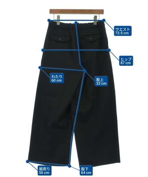 MARKAWARE（マーカウェア）スラックス 黒 サイズ:2(M位) メンズ/2200640847029