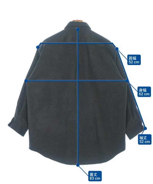 MARKAWARE（マーカウェア）カジュアルシャツ グレー サイズ:3(L位) メンズ/2200635368690