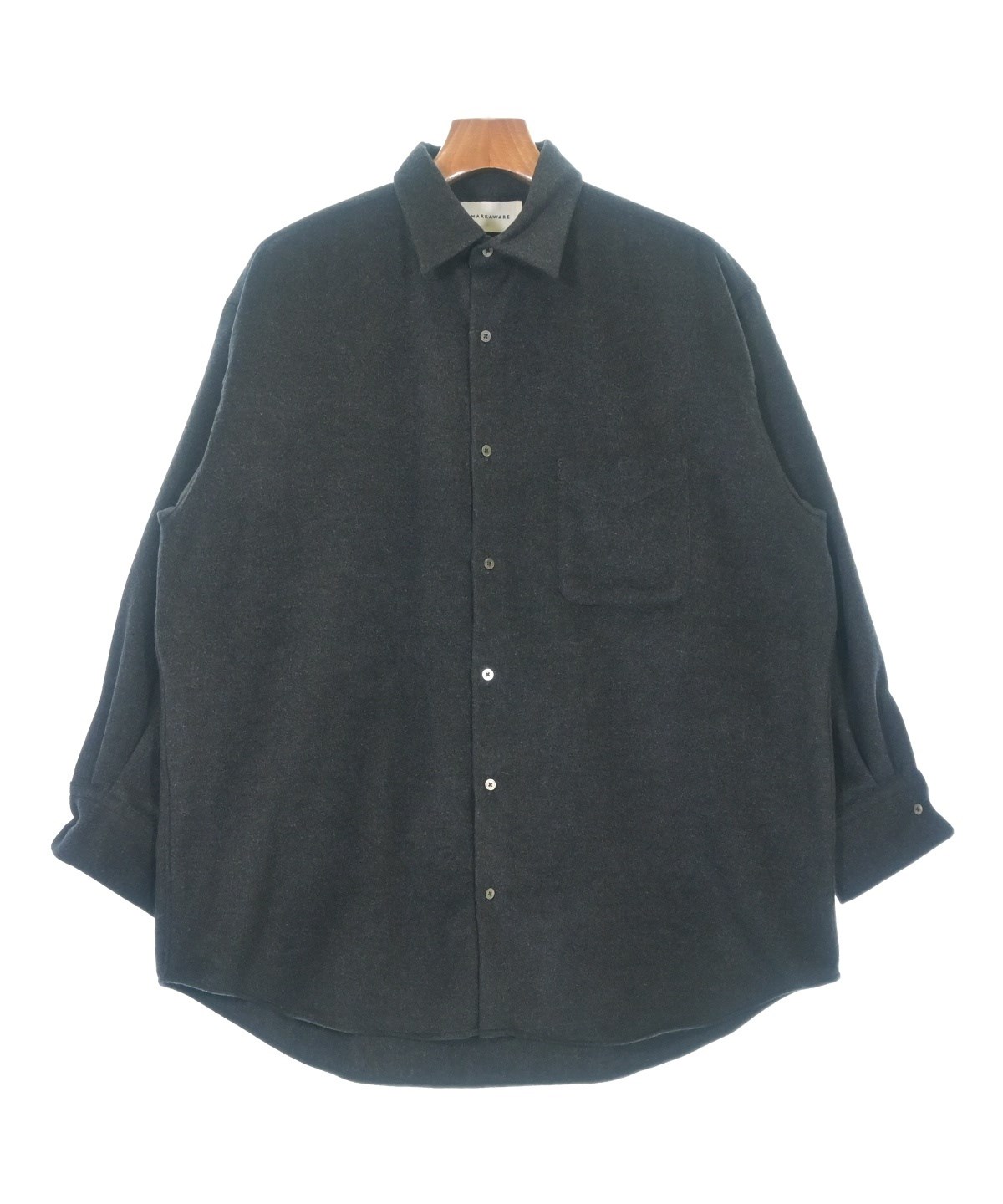 marka マーカ カジュアルシャツ メンズ 【古着】【中古】 MARKAWARE（マーカウェア）カジュアルシャツ グレー サイズ:3(L位