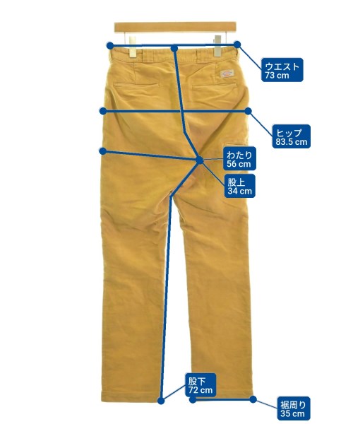 MARKAWARE（マーカウェア）チノパン 黄 サイズ:-(S位) メンズ/2200542703034