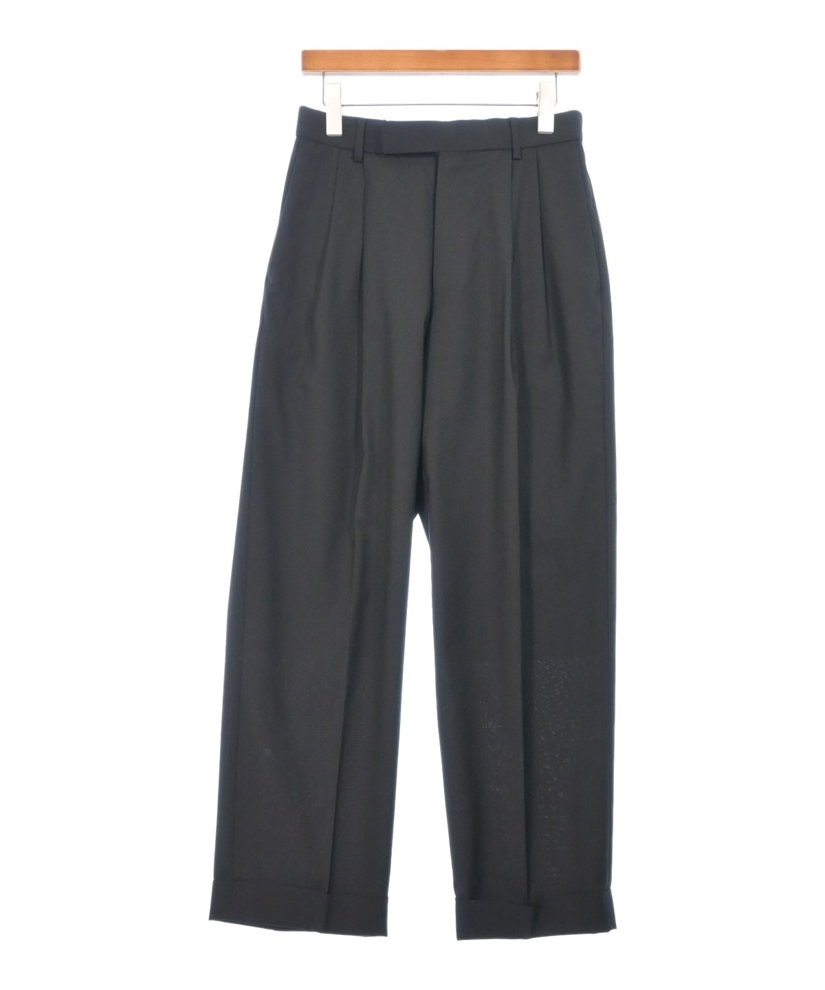 新品タグ付き【MARKAWARE】マーカウェアウール混グレースラックス　サイズ1 markaware スラックス 「MARKAWARE/マーカウェア」別注