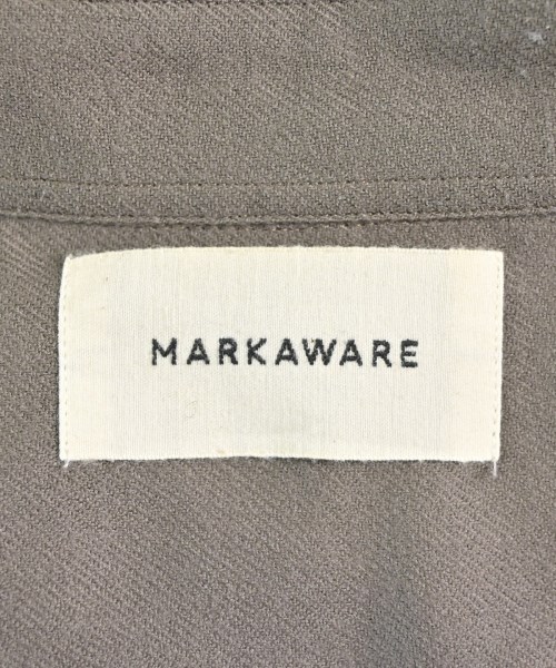 MARKAWARE（マーカウェア）カジュアルシャツ グレー サイズ:2(M位) メンズ/2200610164040