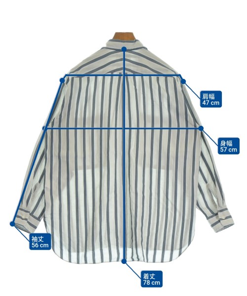 MARKAWARE（マーカウェア）カジュアルシャツ グレー サイズ:1(S位) メンズ/2200614358032