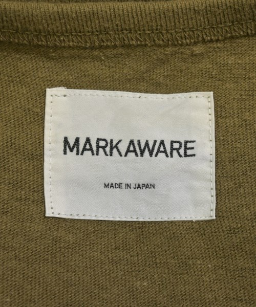 MARKAWARE（マーカウェア）Tシャツ・カットソー カーキ サイズ:0(XS位) メンズ/2200620932042