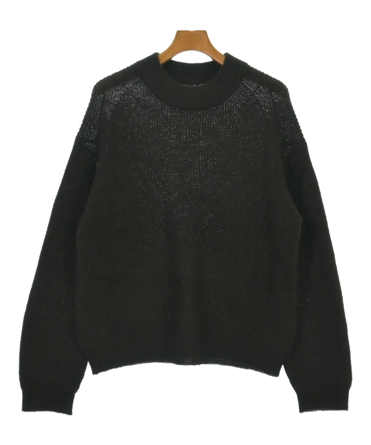 MARKAWARE 和紙ニット　サイズ2 ブラック MARKAWARE（マーカウェア）ニット・セーター 茶 サイズ:-(L位