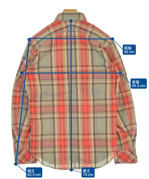 MARKAWARE（マーカウェア）カジュアルシャツ グレー サイズ:2(M位) メンズ/2200671582012