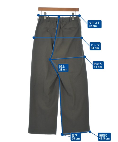 MARKAWARE（マーカウェア）スラックス 茶 サイズ:2(M位) メンズ/2200696764035