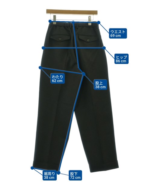 MARKAWARE（マーカウェア）スラックス 黒 サイズ:2(M位) メンズ/2200699363020