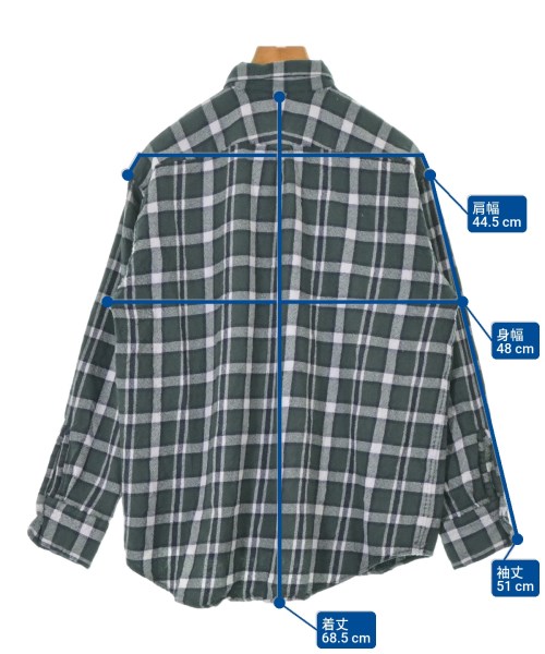 MARKAWARE（マーカウェア）カジュアルシャツ 緑 サイズ:3(L位) レディース/2200655724025