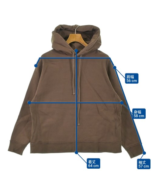 MARKAWARE（マーカウェア）パーカー 茶 サイズ:1(S位) メンズ/2200650844063