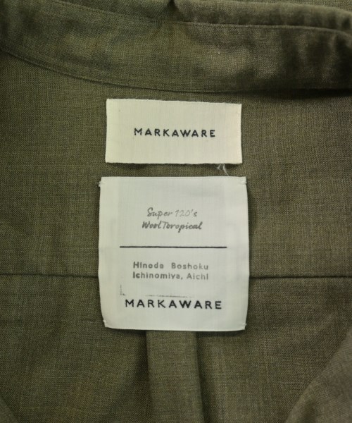 MARKAWARE（マーカウェア）カジュアルシャツ カーキ サイズ:2(M位) メンズ/2200709776352