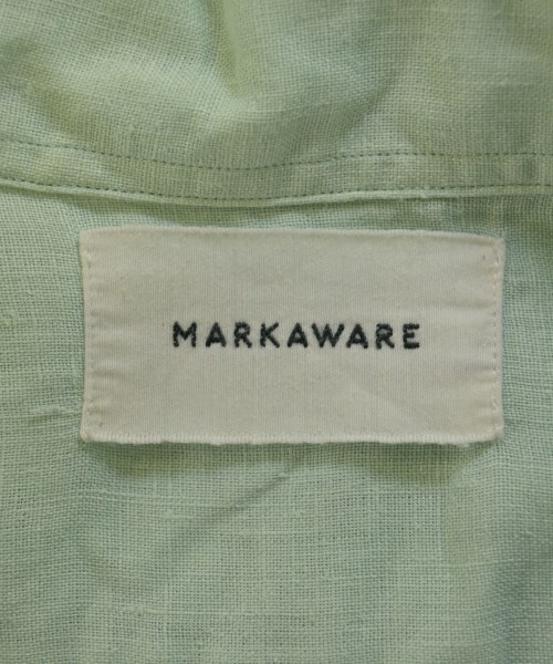 MARKAWARE（マーカウェア）カジュアルシャツ 緑 サイズ:1(S位) メンズ/2200718722074