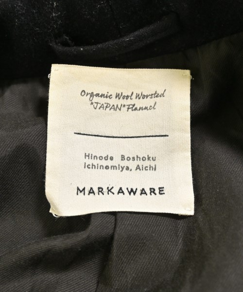 MARKAWARE（マーカウェア）チェスターコート 黒 サイズ:1(S位) メンズ/2200641860010
