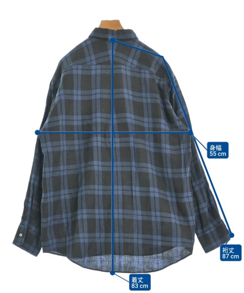 MARKAWARE（マーカウェア）カジュアルシャツ 青 サイズ:2(M位) メンズ/2200661012017