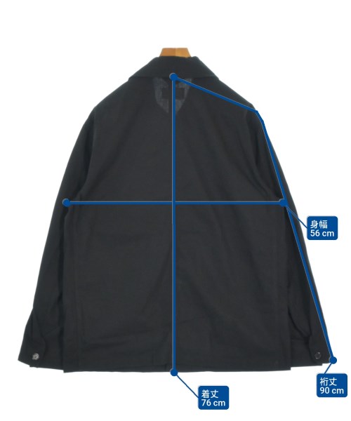 MARKAWARE（マーカウェア）ミリタリーブルゾン 黒 サイズ:3(L位) メンズ/2200667194069