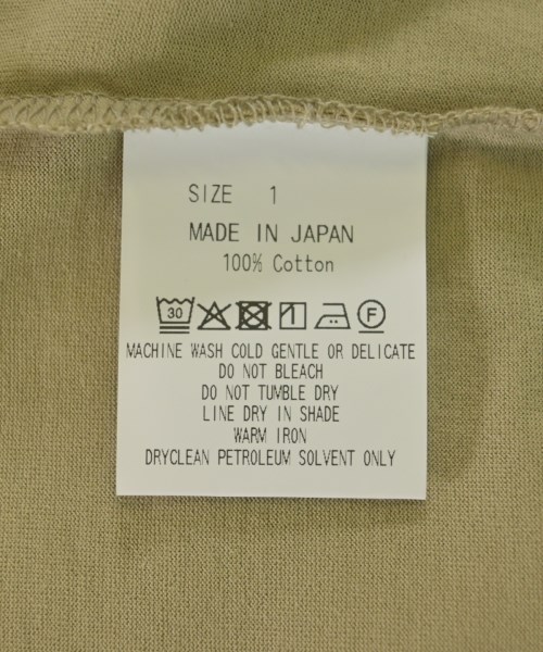 MARKAWARE（マーカウェア）Tシャツ・カットソー ベージュ サイズ:1(S位) メンズ/2200723073253