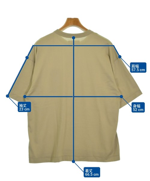 MARKAWARE（マーカウェア）Tシャツ・カットソー ベージュ サイズ:1(S位) メンズ/2200723073253