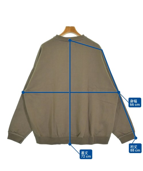 MARKAWARE（マーカウェア）スウェット カーキ サイズ:1(S位) メンズ/2200723682028