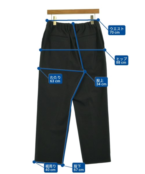 MARKAWARE（マーカウェア）スラックス 黒 サイズ:2(M位) メンズ/2200727675033